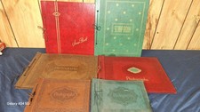 Vintage Lot Of 6 Scrapbook  Photograph Photo Album Leather Blank Ephemera
