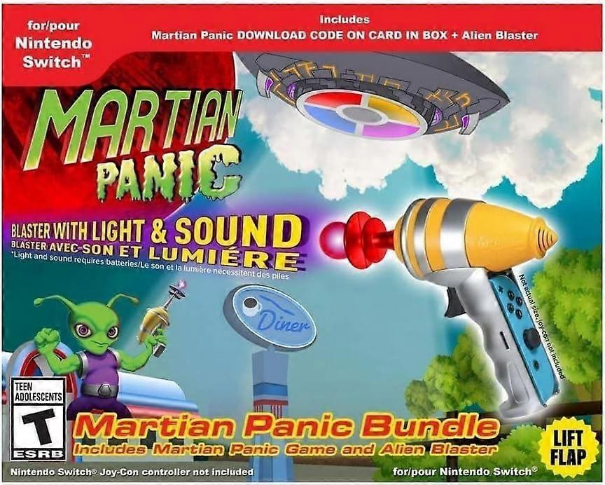 Martian Panic (Code in Box) + Alien Blaster (Switch)