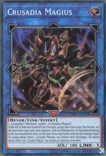 YuGiOh Crusadia Magius CYHO-DE042 Super Rare Excellent 1st