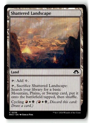 Shattered Landscape 226 Common Modern Horizons 3 Magic: The Gathering