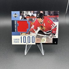 2002-03 UD Foundations Denis Savard /110 1000 Career Points Hockey Upper Deck