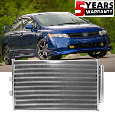 Aluminum AC Condenser For Honda Civic 1.3L 2.0L 1.8L Acura CSX 2.0L #3525