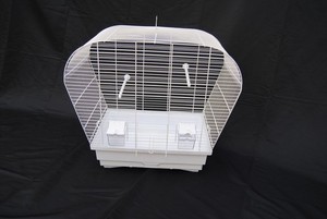 Cage d'oiseaux blancs pour Parakeets Vogelheim 60 x 33.5 x 50 cm