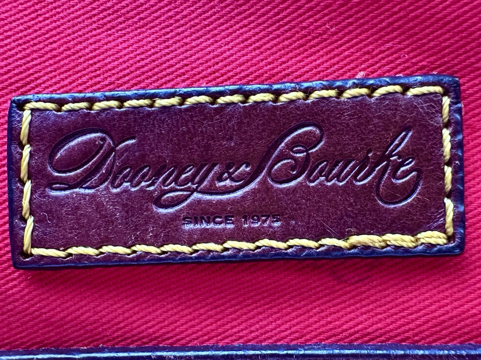 Dooney Bourke Blue Leather Drawstring Bucket Bag - image 8