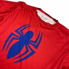 Spiderman Marvel x Under Armour Men's Compression T-Shirt Red XL