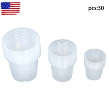 Seed Starting Pot 36 Pcs 6.7/5/4 Inch Plant Nursery Pots Bulk Plastic for Plants
