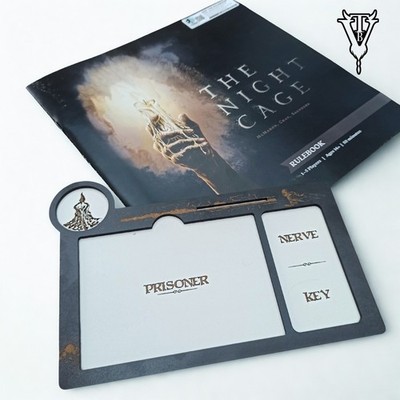 Der Nachtkäfig Brettspiel Gefangener Figur Brett - Solospiel - Organizer Halter
