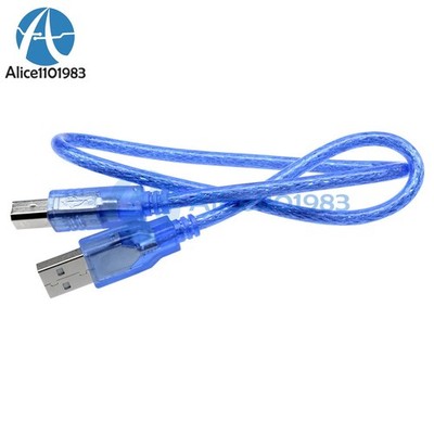 30CM USB A Male to Type B Plug Cable For Computer/Printer/Fax Lead 2.0   *lh