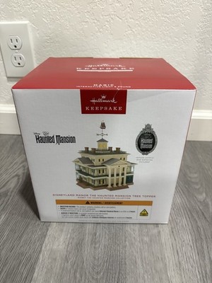 2025 NIB Hallmark Keepsake Disneyland Manor Haunted Mansion Tree Topper Lights