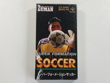 SUPER FORMATION SOCCER SUPER FAMICOM (SFC) NTSC-JAPAN (COMPLETE WITH REG CARD - 