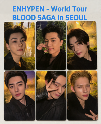 ENHYPEN ソウルコン blood sagaトレカ 2000名限定 ENHYPEN] World Tour - BLOOD SAGA in SEOUL Engene Zone Photocard | eBay