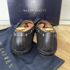 Ralph Lauren Purple Label Irwin Tassel Black Linen Leather Shoe Polo Italy 10 — photo 7