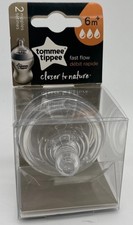 Tommee Tippee Fast Flow Nipples 6M 2 PACK NEW baby Bottle