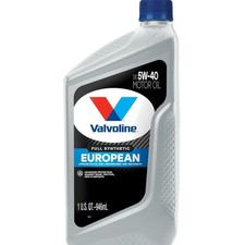 1 Quart Full Synthetic 5W-40 Oil for European Vehicles - Trusted American Brand 72.16 per gallon
