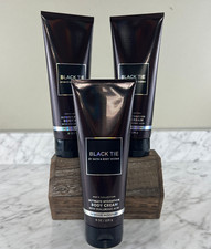 Bath  Body Works BLACK TIE Men's Ultimate Hydration Body Cream Set of 3