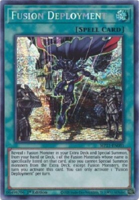 FUSION DEPLOYMENT *** PRISMATIC SECRET RARE 1ST EDITION MP21-EN081