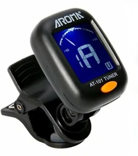 Aroma AT-101 Tuner Clip On Guitar Tuner For All Instruments