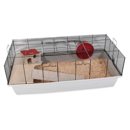 Mäuse & Hamsterkäfig 7 mm Drahtabstand ELMO "XXL" inkl. Zubehör 100 x 54 x 35cm - Bild 4 von 10