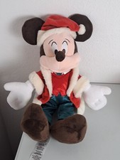 Walt Disney World Park Holiday 15" SANTA MICKEY MOUSE 2023 Brown Plush