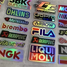 New Sponsor Motorcycle Stickers Waterproof for Motorbike Fuel Tank Helmet Fender