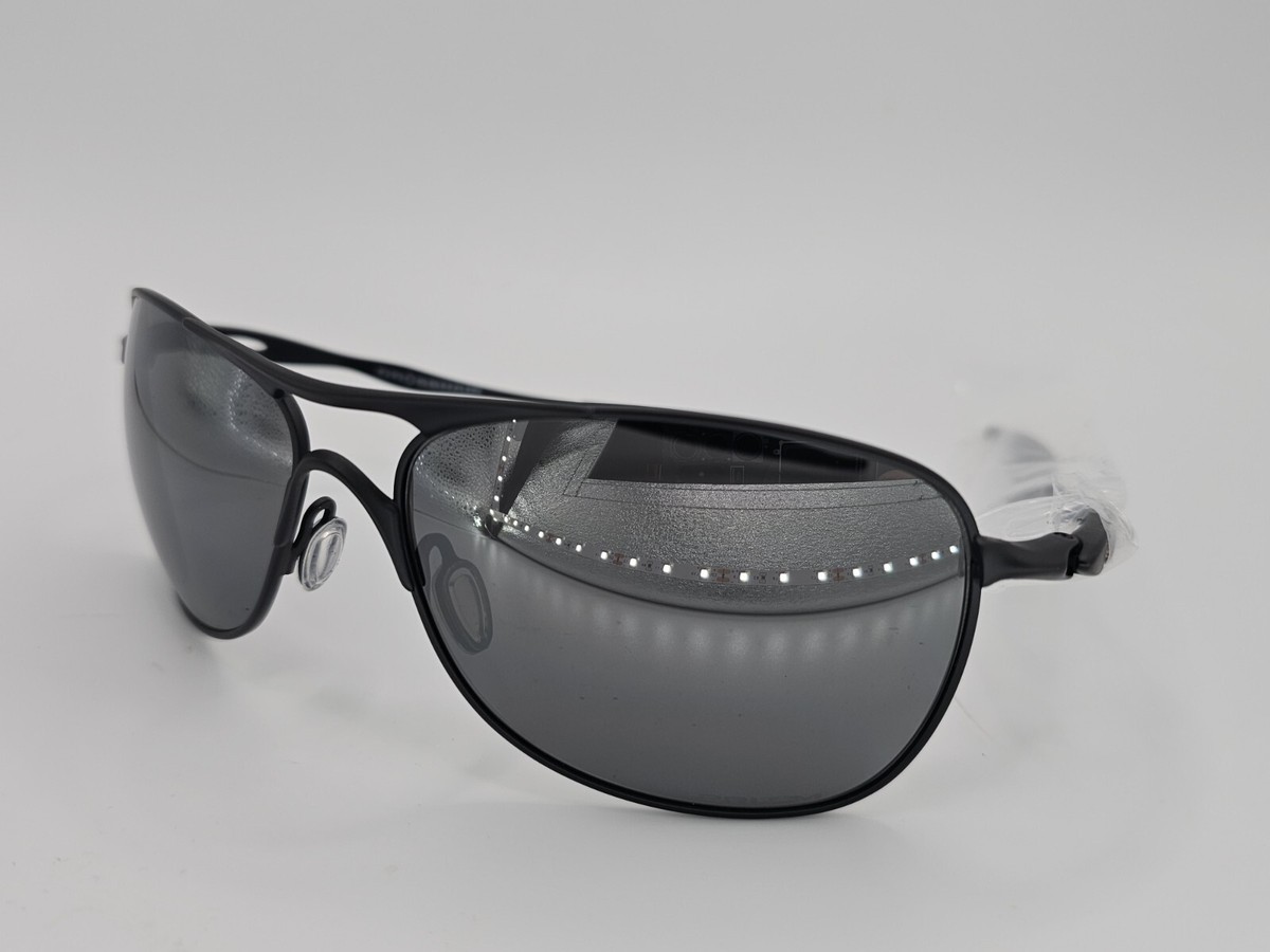 OAKLEY CROSSHAIR MATTE BLACK PRIZM BLACK AVIATOR PILOT SUNGLASSES