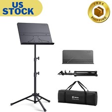 Professional Portable Sheet Music Stand - Folding Adjustable Holder