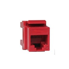 Belden AX104183 CAT5E RJ45 KeyConnect Style Red Modular Jack