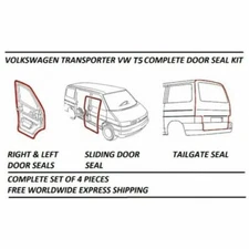 For Volkswagen Transporter 5 VW T5 Complete Door Seal Kit 2004-UP