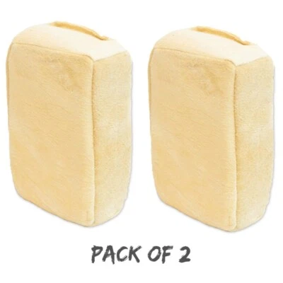 NETAGON 2 X Car Windscreen Window & Home Mirrors Chamois Demister Wipe Clean Cloth Pads