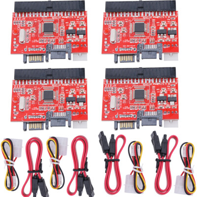 4 x PATA/IDE TO Serial ATA SATA Interface Hard Drive HDD DVD Adapter Converter