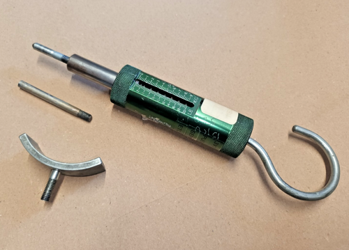 Medidor de empuje/tirón Ex MOD/I\ 3 puntas extremos 20 lb 9 kg básculas balance de resorte - Imagen 7 de 7