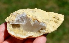 Gypse & Calcite 105 grammes - Khoukhet Mine, Khénifra Province, Maroc