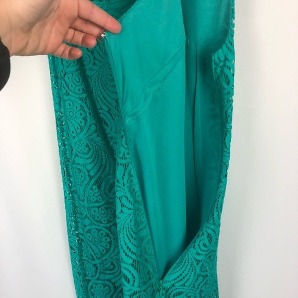 Eliza J High Neck Teal Lace Sleeveless Sheath Dress - Size 2 | eBay Eliza J High Neck Teal Lace Sleeveless Sheath Dress - Size 2 | eBay