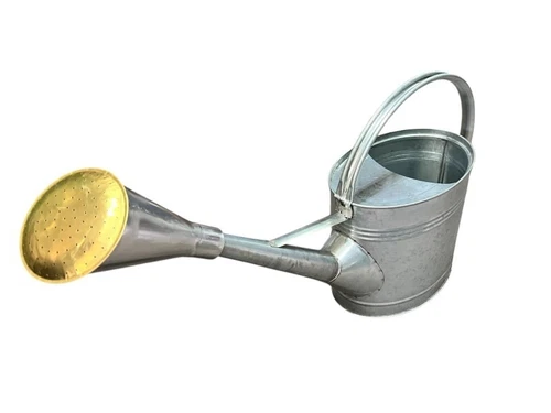 9 L Heavy Duty Painted Galvanized Watering Can Galvanized Color-Brand New - Picture 4 of 7