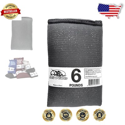 Comfortable 6lbs Round Lead Shot Weights in Soft Nylon Mesh - Fishing Essential