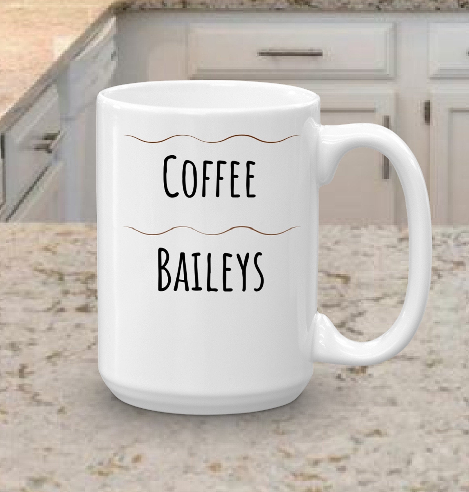 Baileys Coffee Mug Gift More Bailey's Than Coffee Or Vice Versa Baileys Lovers