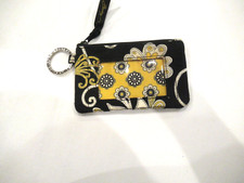 Vera Bradley black, yellow, white bird pattern card wallet