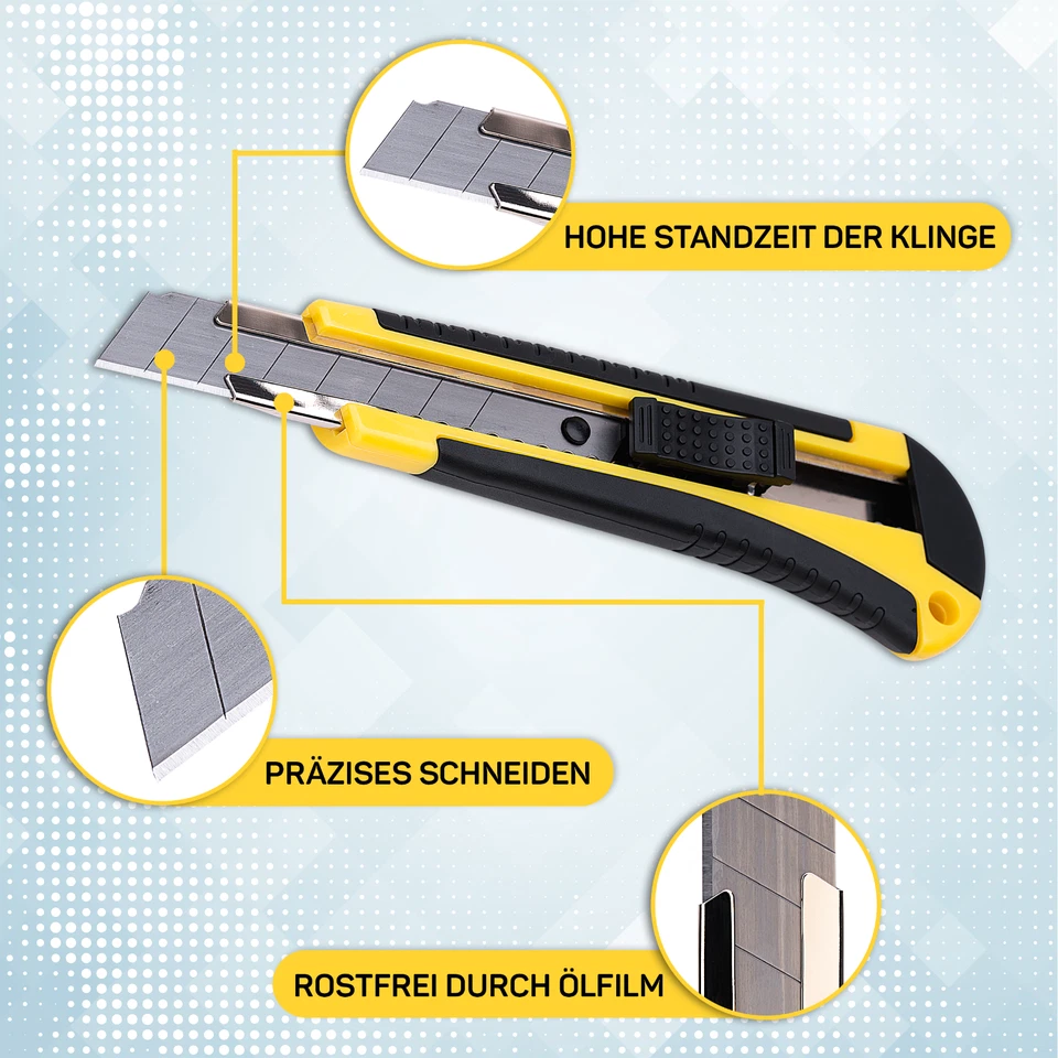 Cuttermesser mit 18mm Klinge, Profi Cutter für Heimwerker, Versand mit DHL - Bild 3 von 4