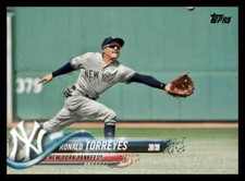 2018 Topps Baseball # 481 RONALD TORREYES New York Yankees