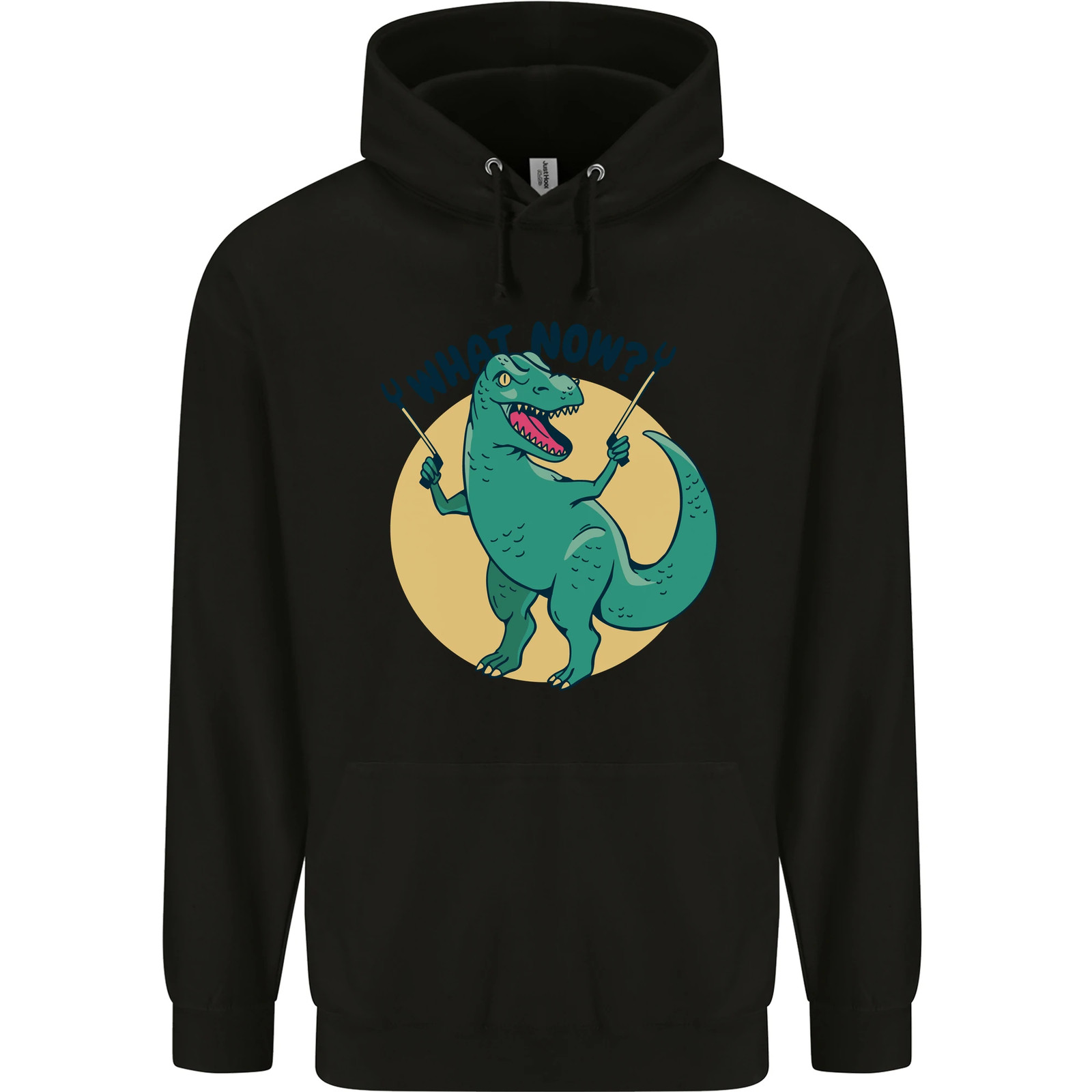 T-Rex Qué Ahora Divertido Dinosaurio Hombre Sudadera