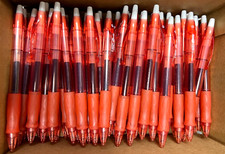 40 BIC Gelocity Original Medium Point Gel Pens 0.7mm RED NEW 40 Count NEW