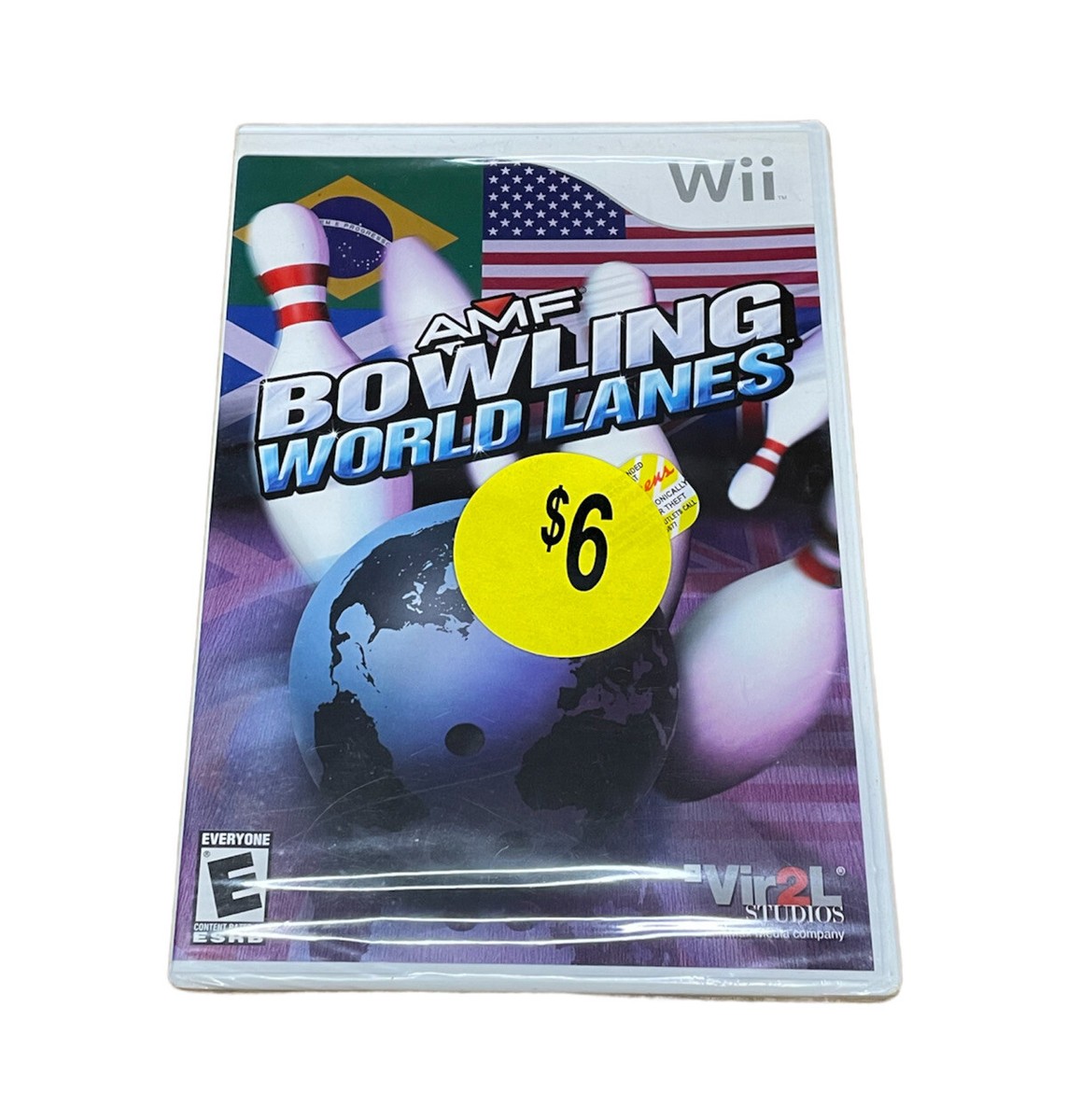 AMF Bowling: World Lanes (Nintendo Wii, 2008) BRAND New Sealed