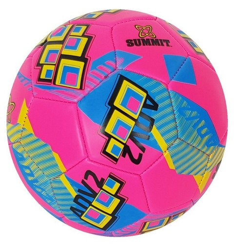 Football Ball Size 3 PU Leather Pink Training Soccer Balls SENT INFLATED Girls - Picture 1 of 2