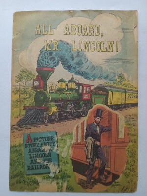 Promo Comic Book 1959  All Aboard Mr. Lincoln Railroad Promo comic book Good+