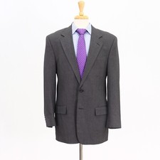 Jos. A. Bank 42L Navy Sport Coat Blazer Jacket HT 2B Silk