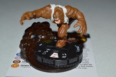 DC Heroclix Joker's Wild 058 Clayface Super Rare & Mud FX Base