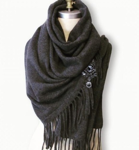 100% Cashmere Scarf, Long and Thick | eBay