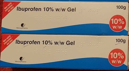2 X Ibuprofen 10 W w Gel 100g X2 Strongest Available Expiry 2024 EBay