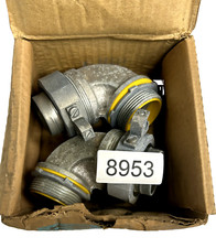 Eaton Crouse-Hinds LTB15090G, Size 1 1/2, Liquid Tight Connector Pack of 2