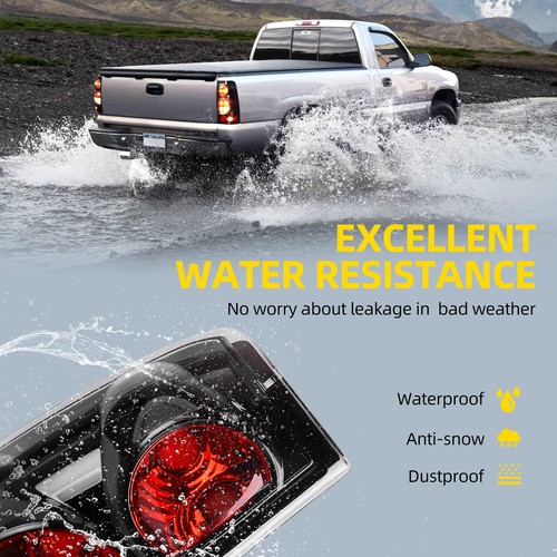 Headlights w/ Bumper Lights + Tail Lights Set for 1999-2002 Silverado 1500/2500 - Picture 12 of 14